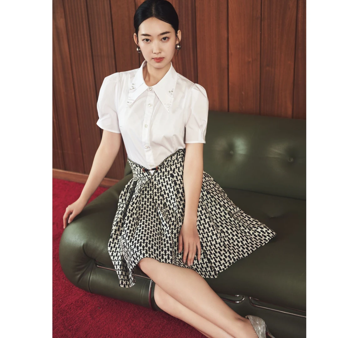 DILI  钉珠领小衫  324216016