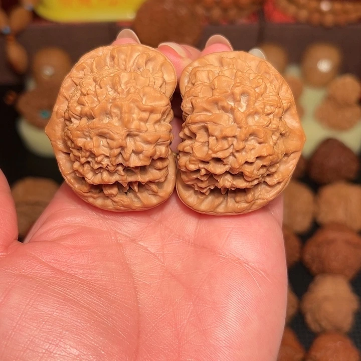 桃核把件大*菜精品核桃