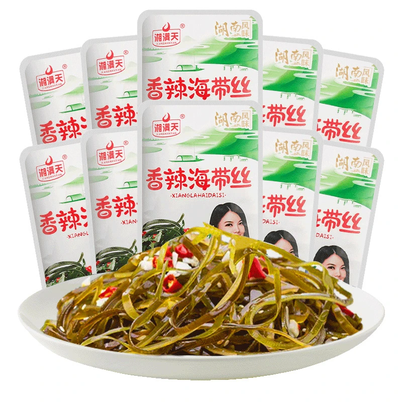 湘满天香辣海带丝即食咸菜湖南特产下饭菜小包装散称海味零食小吃