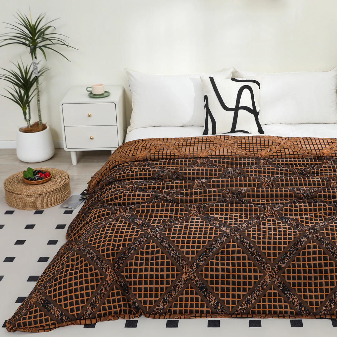 【波尔多  双层纱被子】1.5X2米纯棉全棉双层纱被子