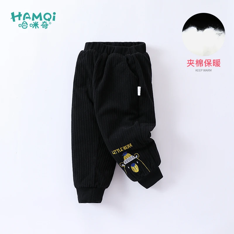 【旗舰店】童装男童裤子宝宝冬裤儿童加绒裤冬季保暖长裤洋气休闲裤