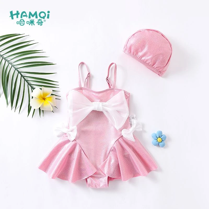 【旗舰店】童装儿童泳衣泳帽连体泳装女童游泳衣女宝宝夏季新款薄款