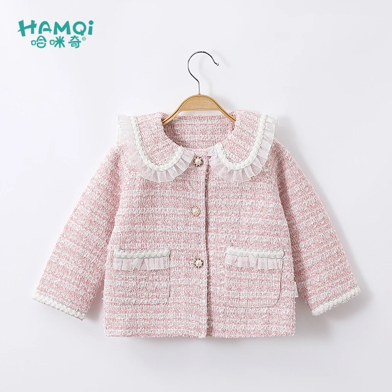 童装女童外套2025春季新款小香风儿童上衣洋气女宝宝衣服春装时尚