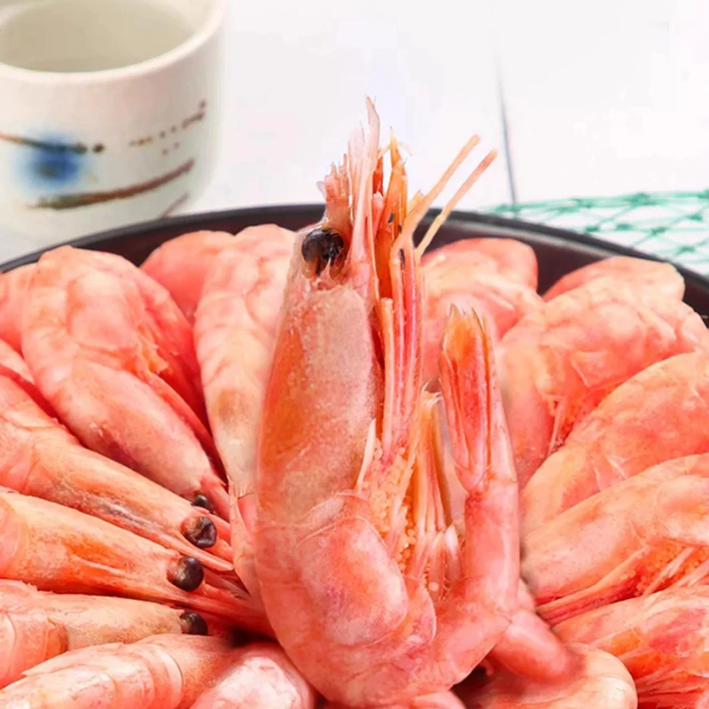 3斤北极甜虾 整箱批发 新鲜速冻肉质饱满营养海鲜腹籽90-120