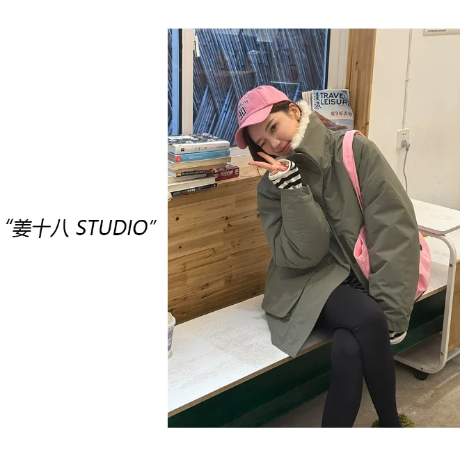 姜十八-「雪山派克」韩国单！加厚美式羔羔绒加棉派克服