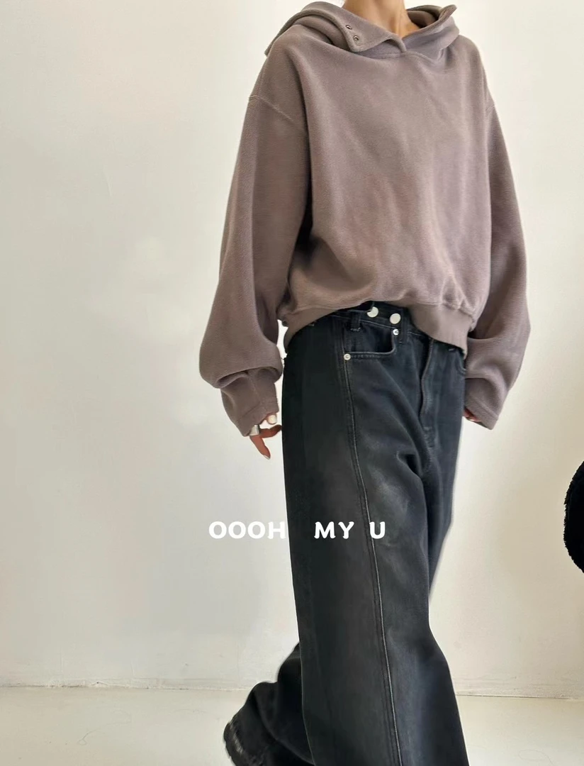 姜十八-  「摇粒绒保暖加倍」连帽卫衣女