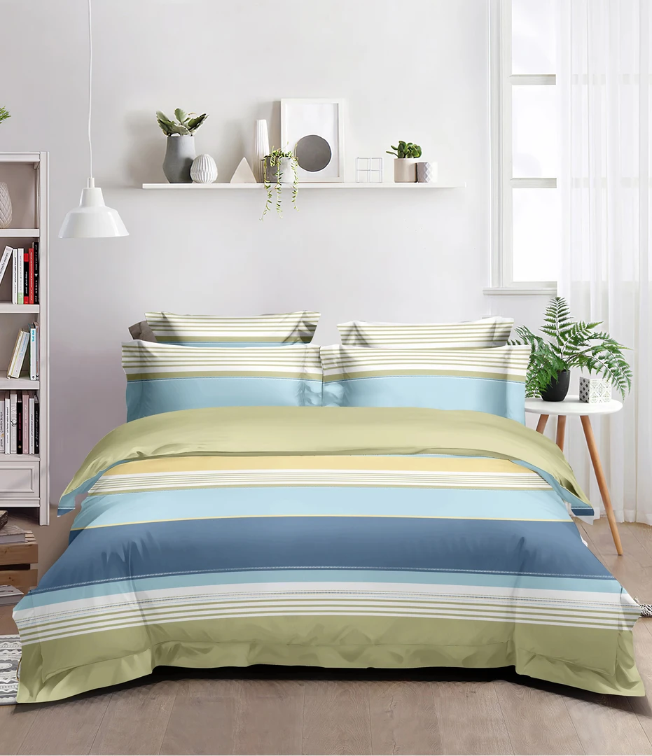 【永恒蓝】双人床单 0713 棉 透气 通用 斜纹 送枕套一对