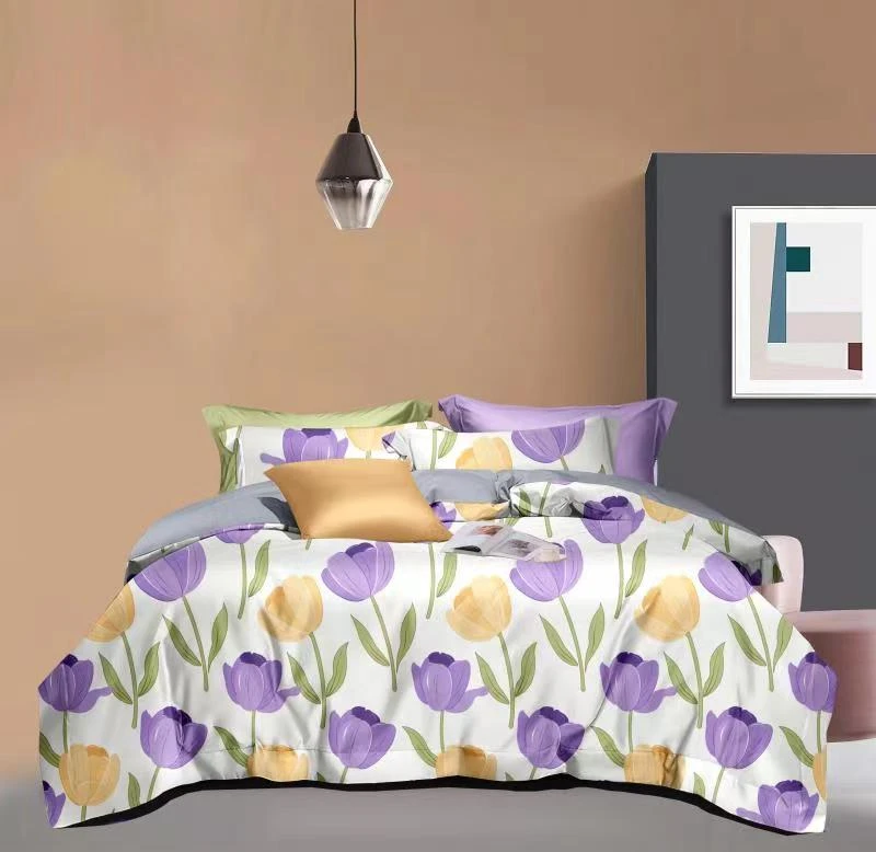 【双人床单】优雅生活 紫 棉 加厚尺寸240*230布床 山东老粗布