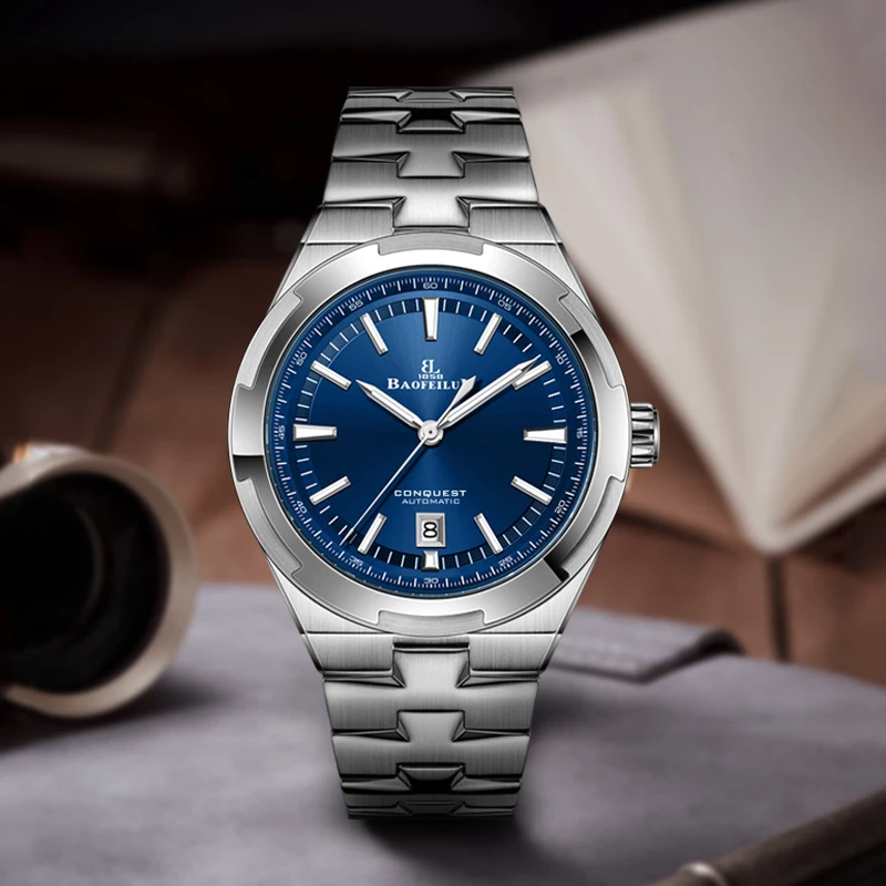 宝菲伦原装正品全自动机械表气质经典潮流高档男士男朋友男生腕表