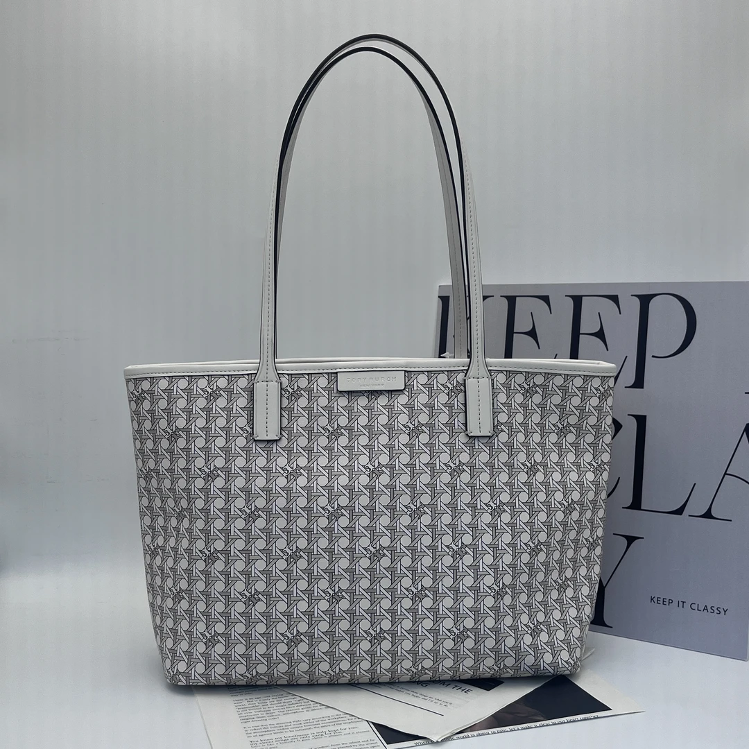 99新 TORY BURCH/汤丽柏琦 戈雅托特包防水涂层子母袋 /078时尚
