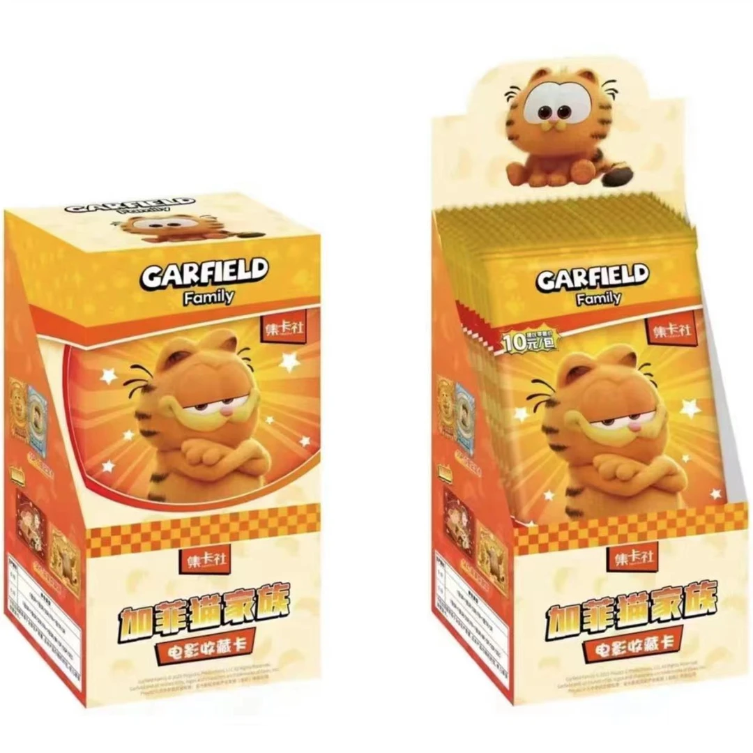 【拆盒】集卡社 加菲猫家族系列收藏卡牌盲盒 （代拆）