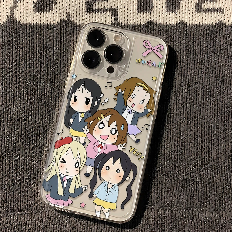 【果盟】轻音少女可爱卡通适用苹果华为安卓iphone15手机壳软