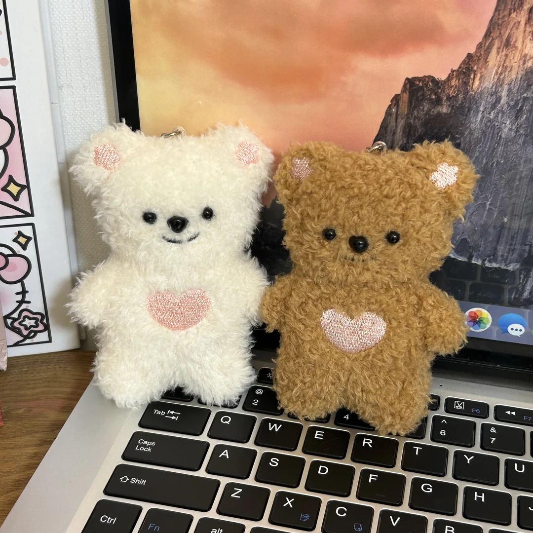 【MY】爱心熊熊会磁吸吱吱叫卡通送礼ins棕熊白熊手机饰品