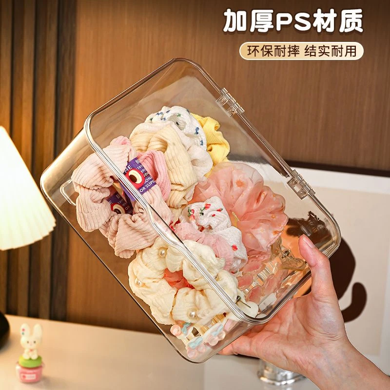 儿童发饰收纳盒女孩宝宝女童发夹饰品皮筋头饰发卡梳妆头绳首饰盒