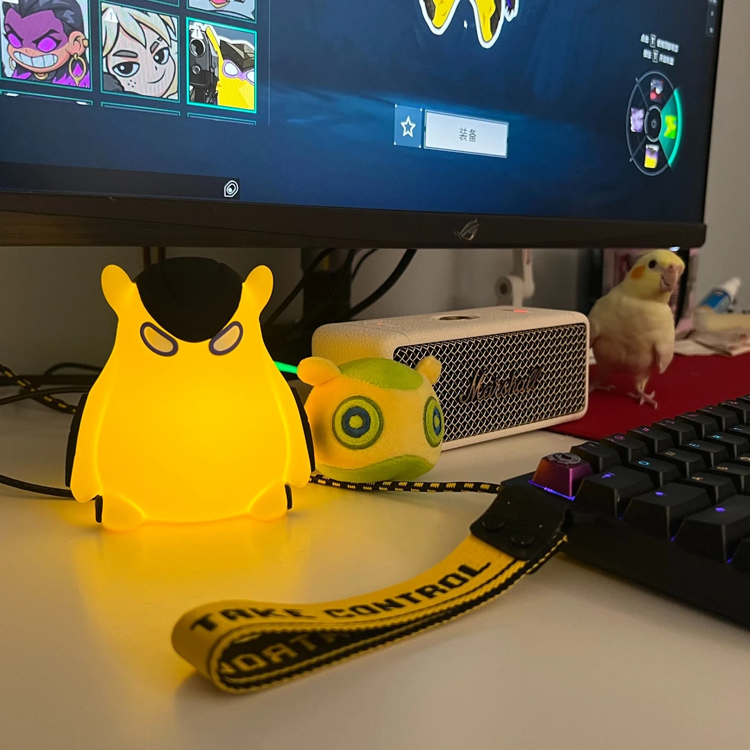 【无畏契约】现货 皮蛋小夜灯无畏契约周边 盖可皮蛋摆件 瓦周边