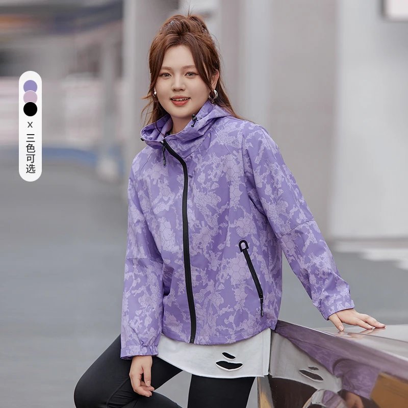 【百搭保暖户外】C纤莉秀大码女装胖mm女款休闲秋冬时尚外套QI4635