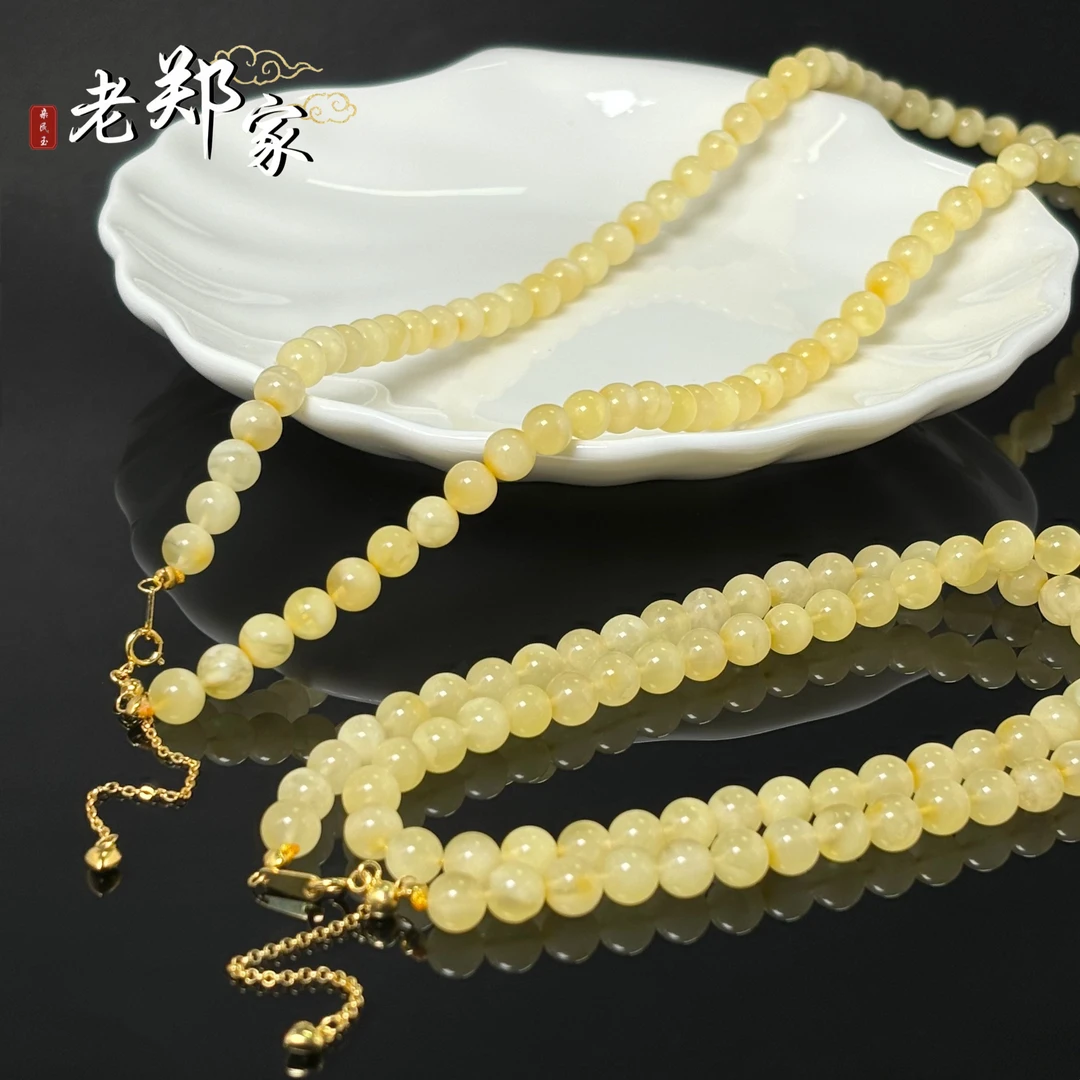 【老郑家】蜜蜡项链 约6mm+(多样性发1件)XYML107