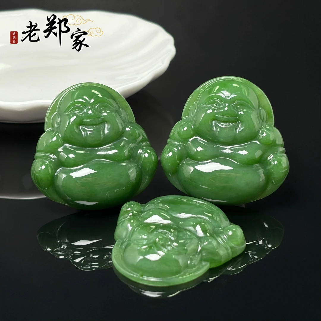 【老郑家】和田玉佛公挂件 （多样性发一件）464