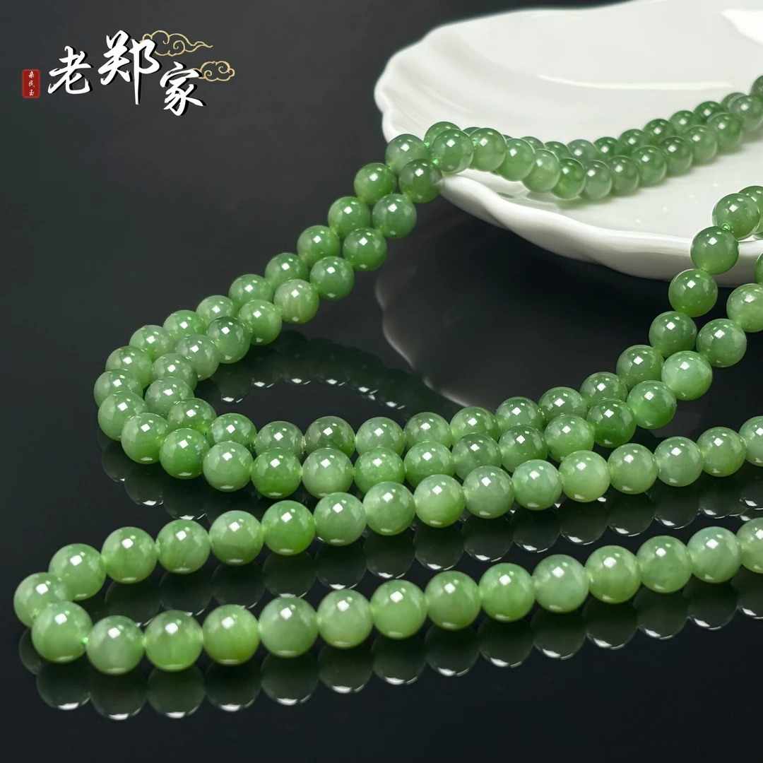 【老郑家】和田玉项链 约8mm（多样性发一件）918