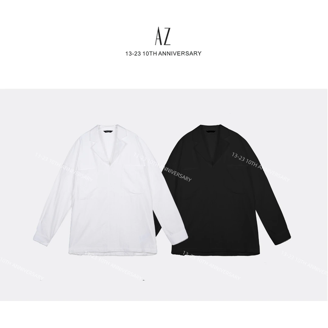 AZ-XJ 口袋花边衬衫裙 小军家2024 秋款 NEW QCXL24519