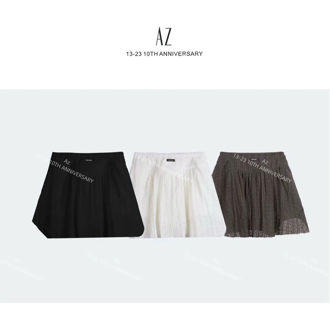 AZ-XJ 不规则花朵短裙 小军家2024 秋款 NEW QQSL24402