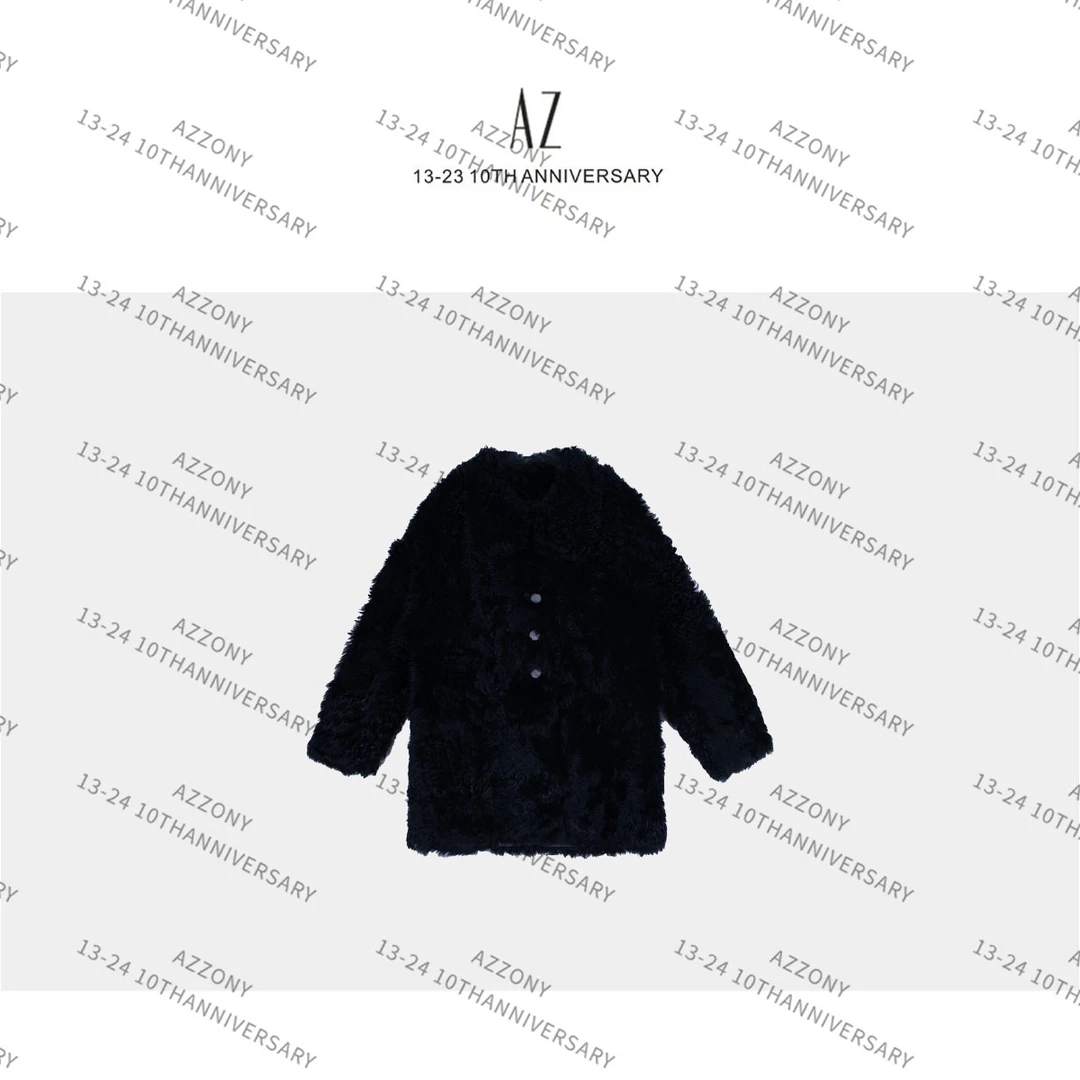 AZ-XJ 意大利托卡卷皮毛一体外套 小军家 2024 冬款 NEW  m11214