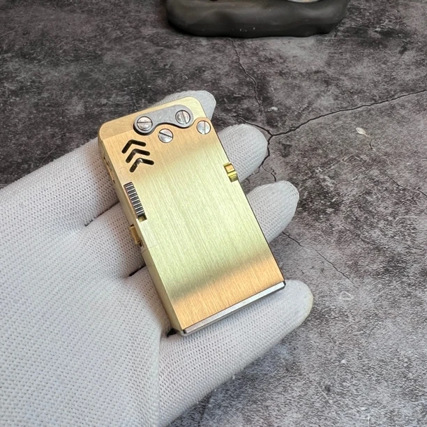 龙舌机械半自动打火机一键弹射点火个性创意