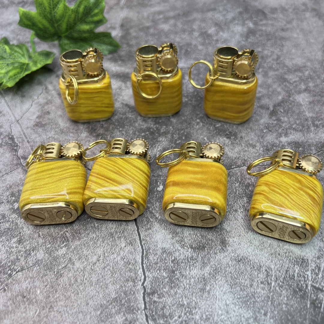 木质钥匙扣打火机小巧便携式