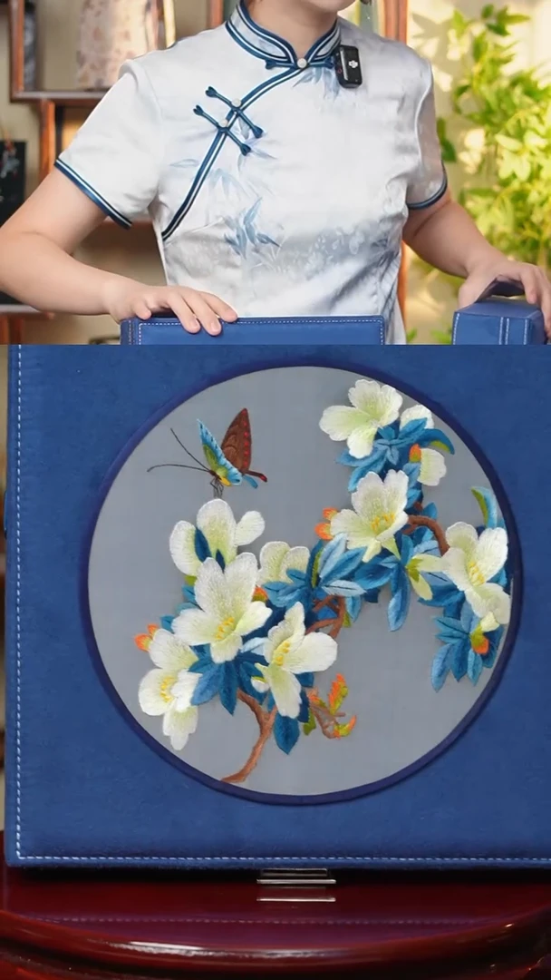 【闪购商品】织绣0801非遗花位略有不同