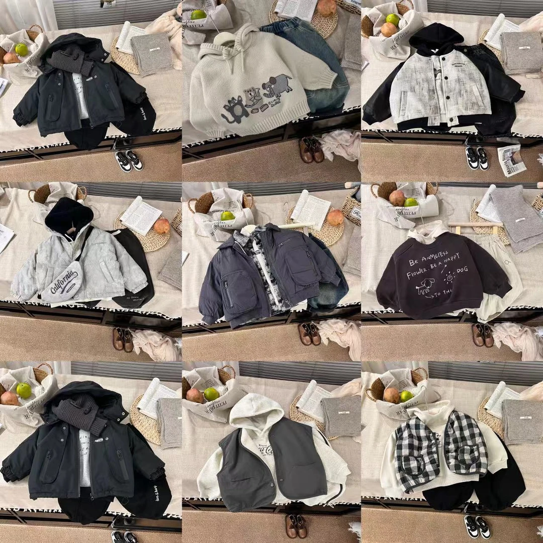 【MM冬款701单件】儿童男女童超酷韩版洋气小童套装休闲百搭套装