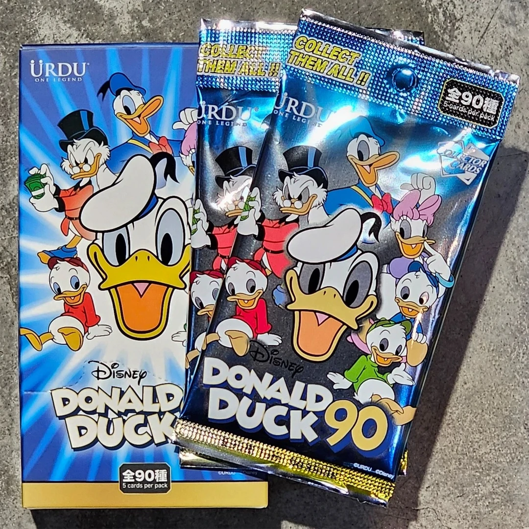 URDU迪士尼唐老鴨90周年收藏卡系列原盒10包盲盒正版 Donald