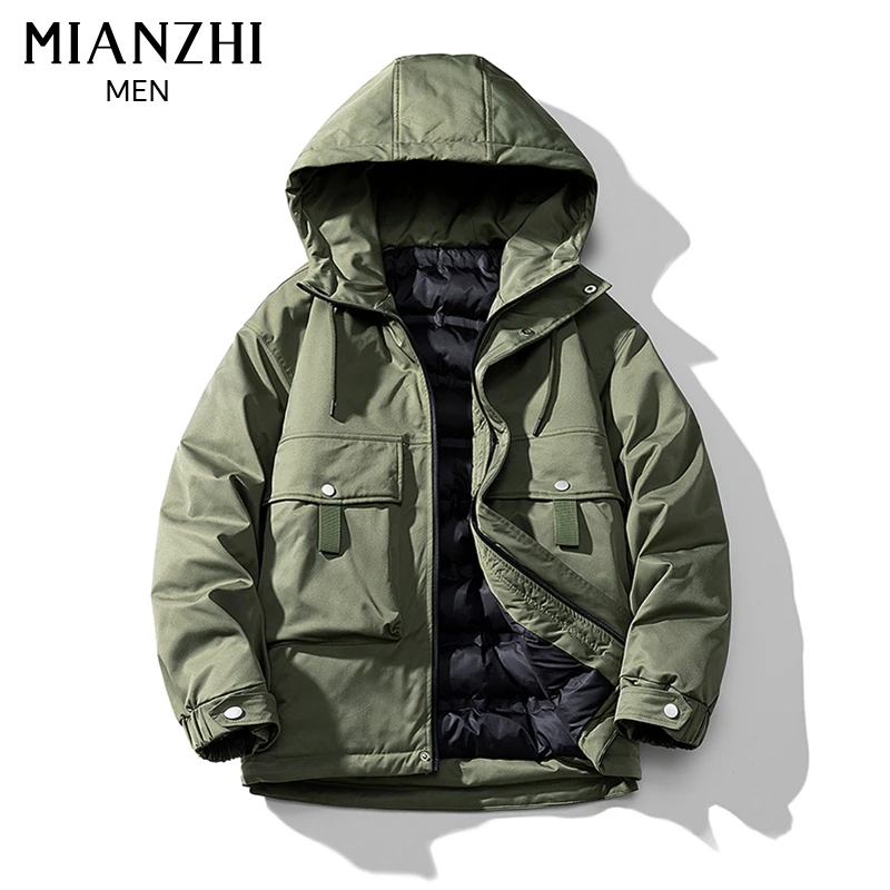 棉致男女同款秋冬棉衣户外情侣连帽宽松保暖百搭休闲运动潮牌棉服