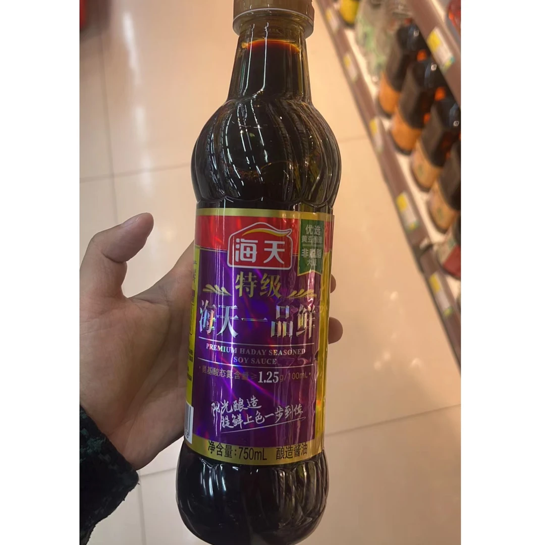 海天一品鲜750ml一瓶（商超）