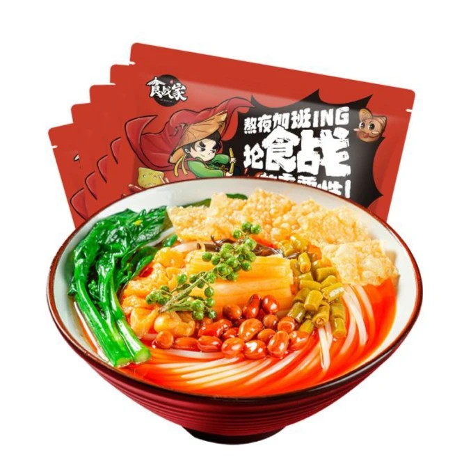 食战家麻辣螺蛳粉330克X5袋广西柳州方便速食螺丝粉鲜香爽辣水煮