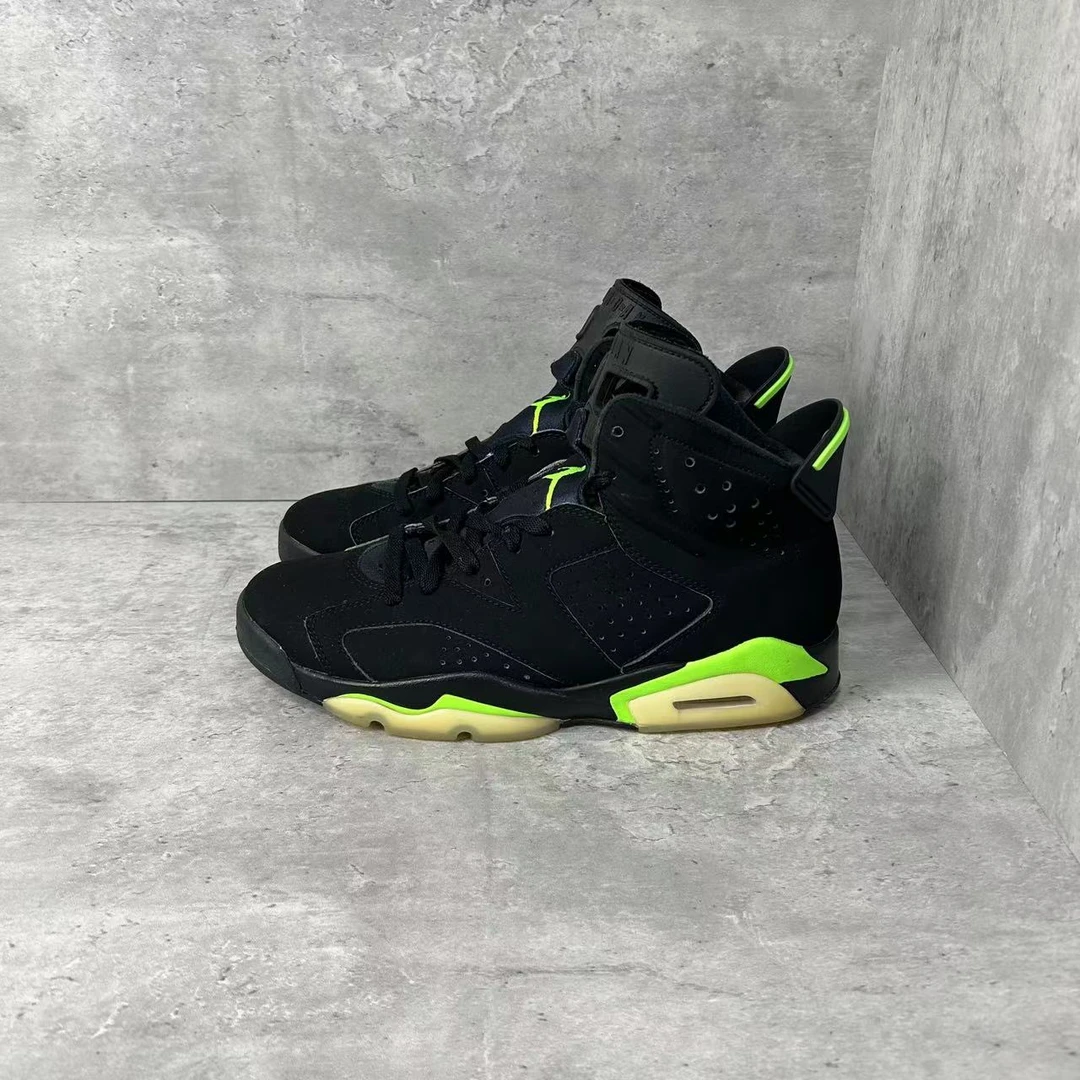 44码 AJ6 黑绿 高帮篮球鞋 工价1499