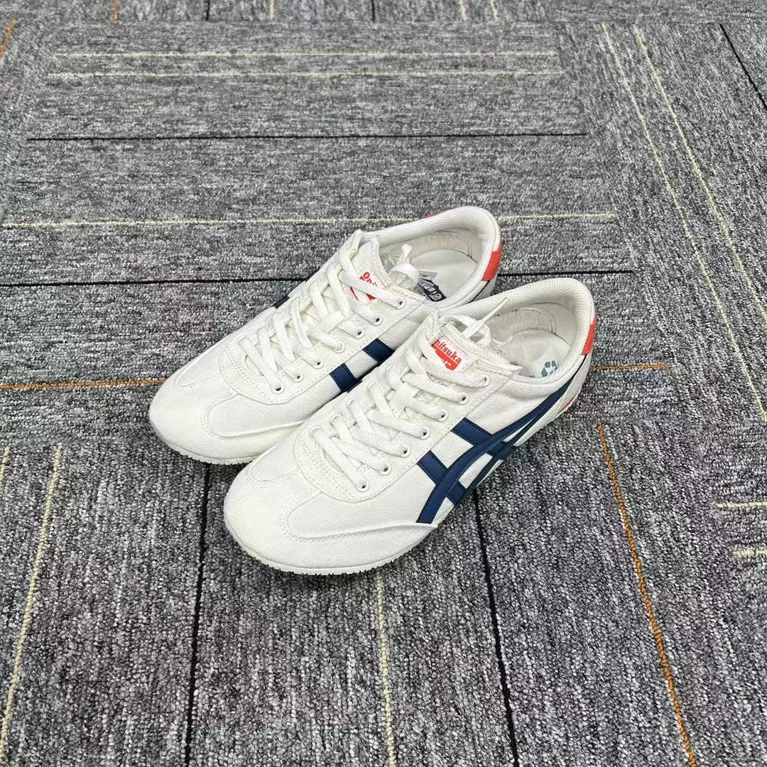 42码 Onitsuka Tiger鬼塚虎 低帮 休闲鞋 白蓝