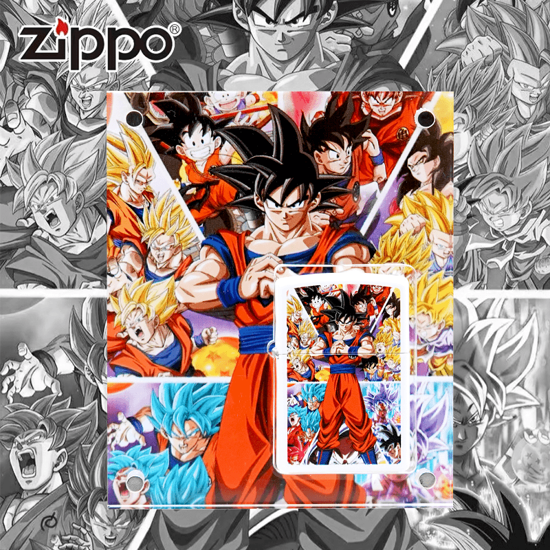 ZIPPO正品打火机/214-彩印龙珠-亚克力透明水晶礼盒-送男友 礼物