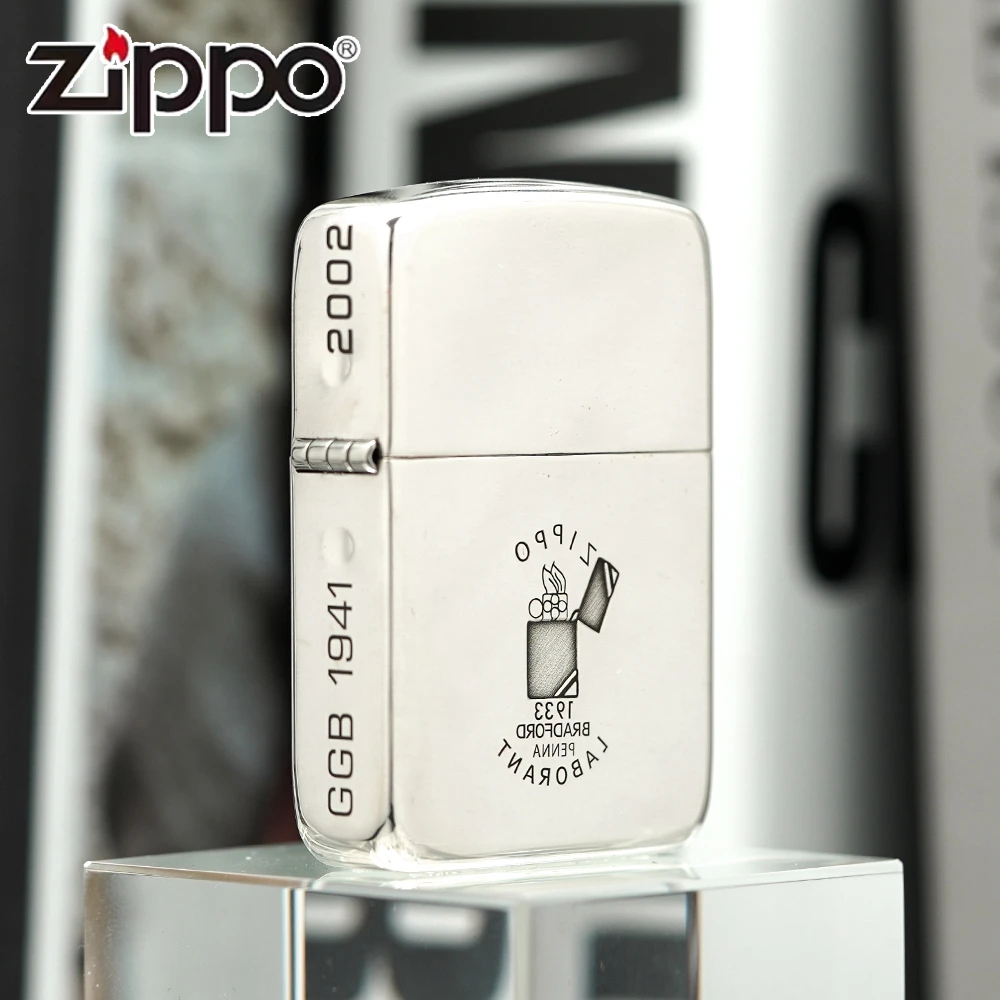 ZIPPO/之宝打火机正品S925银1941机型GGB带编号/送礼收藏DYJ1
