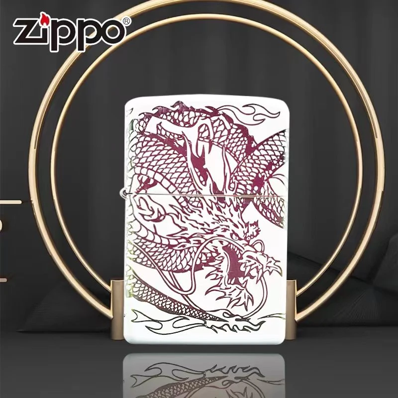 ZIPPO/之宝打火机正品-205-七彩祥云龙-个性DYJ1