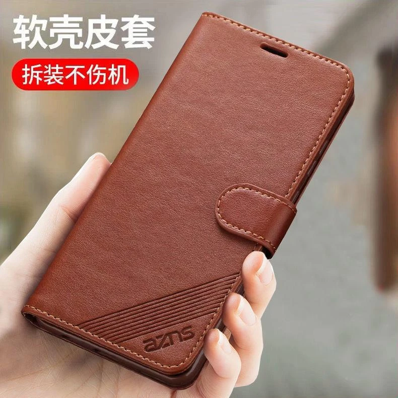 荣耀x40手机壳真皮翻盖式插卡皮套RMO-AN00保护套全包防摔壳双面