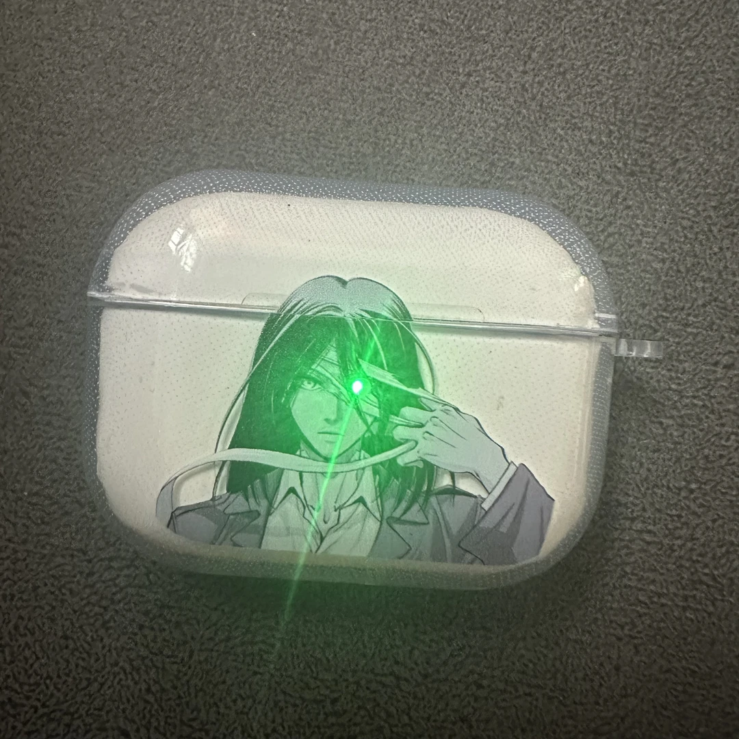 艾伦开盖亮灯适用于airpodspro2保护套airpods3保护套airpods软壳