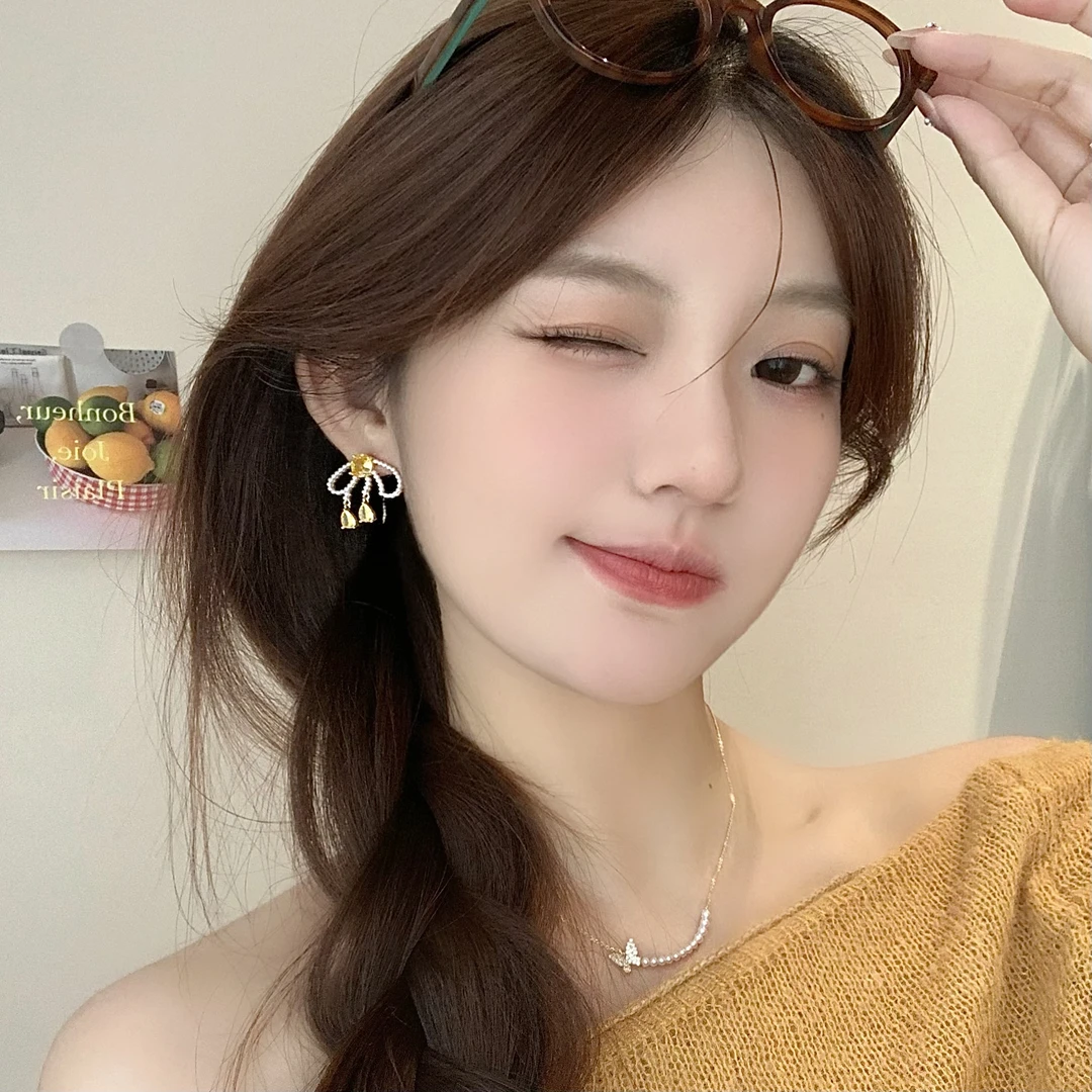 FULL GIRLISH耳环00971法式复古新款珠珠耳饰女