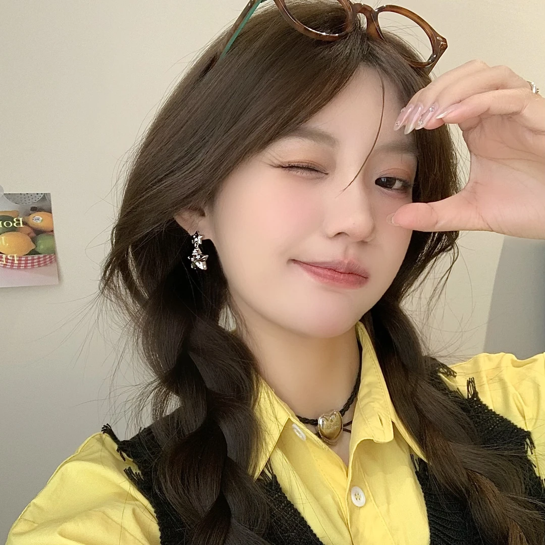 FULL GIRLISH耳环01056闪亮星星气质通勤耳饰