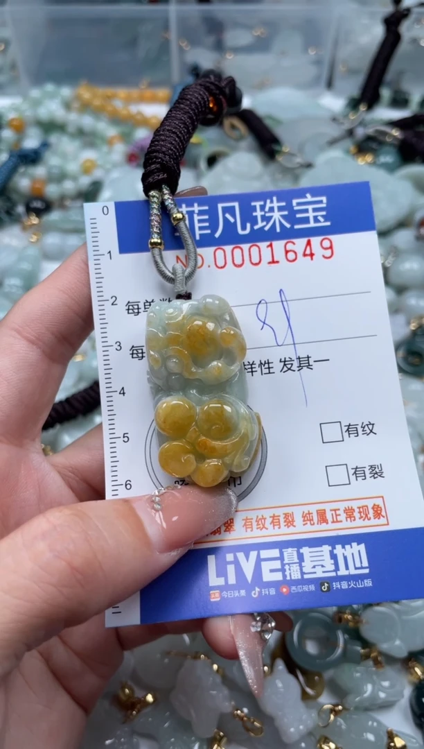【闪购商品】翡翠颈饰未镶嵌00..1649