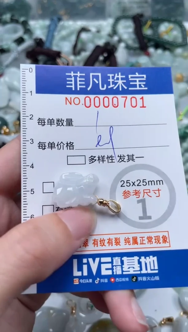【闪购商品】翡翠颈饰未镶嵌00..0701