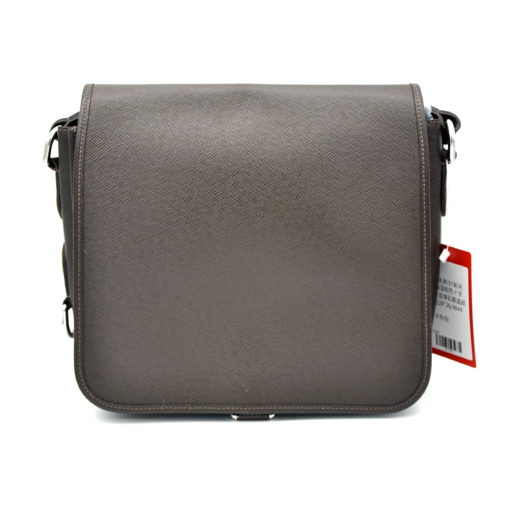 95新 LouisVuitton/路易威登 98新 深棕色单扣翻盖邮差包/61623