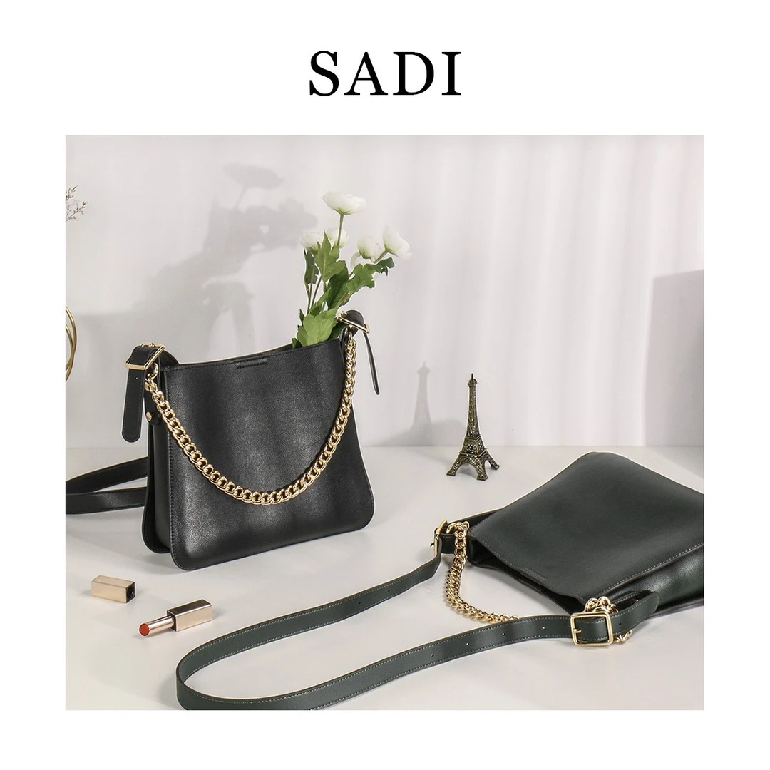 SADI/萨迪简约大容量链条托特包SDX20100