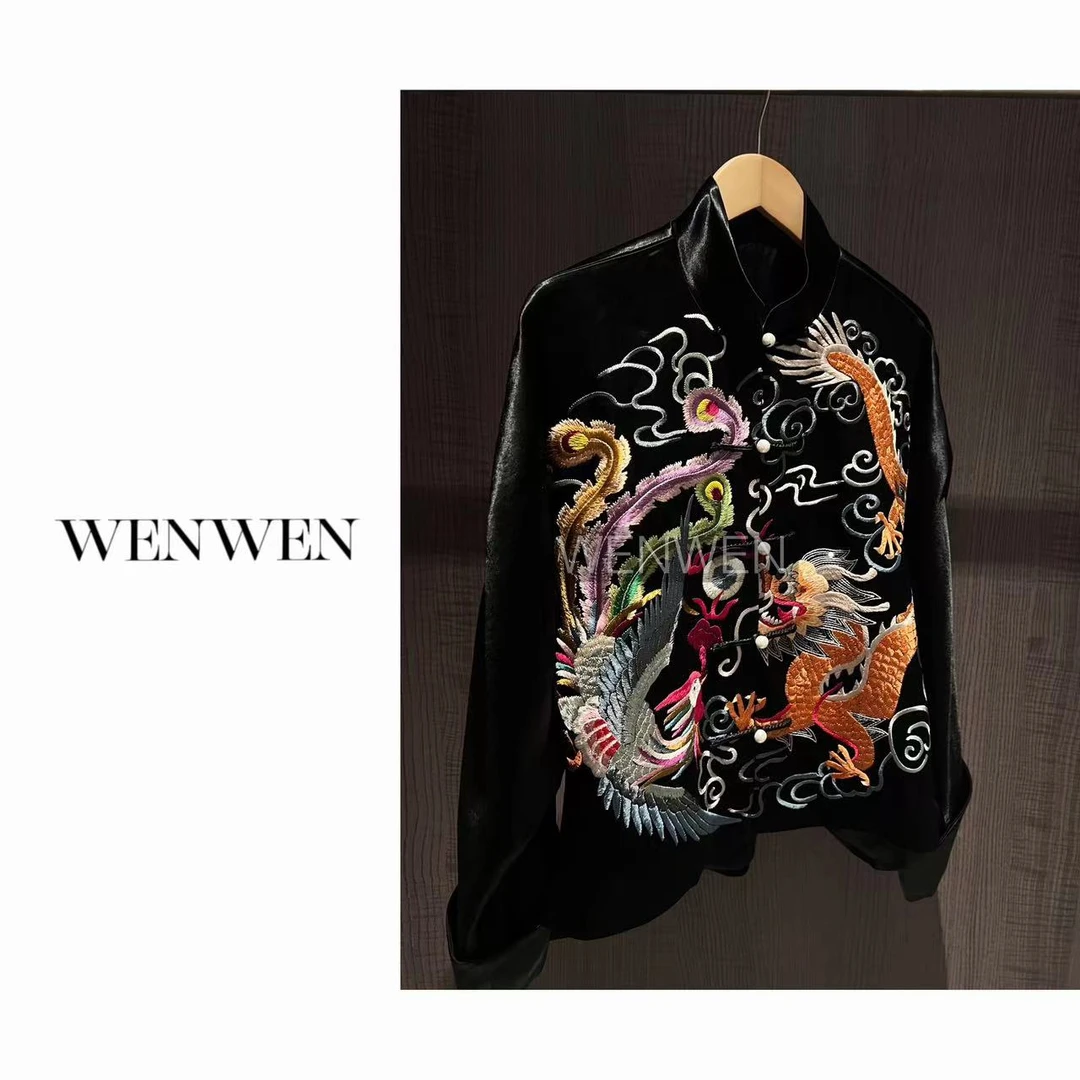 WENWEN/23SS【“龙凤呈祥”气质重工刺绣国潮外套】