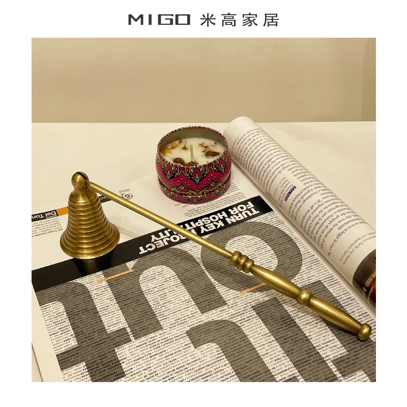 【米高家居】香薰蜡烛托盘工具剪刀烛芯剪灭烛罩灭火勾点火器套装