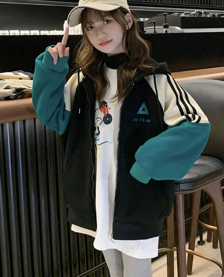 16-1-0231男女童秋冬款加厚拼接外套（有染色介意者慎拍